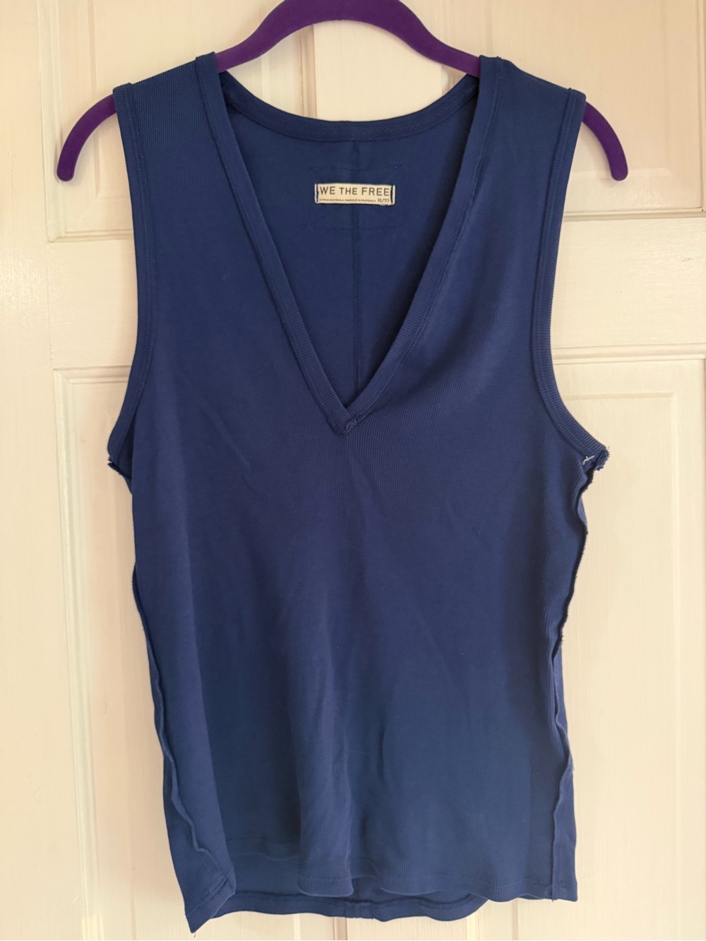 Free People Ribbed Tank/sz XL/NWT